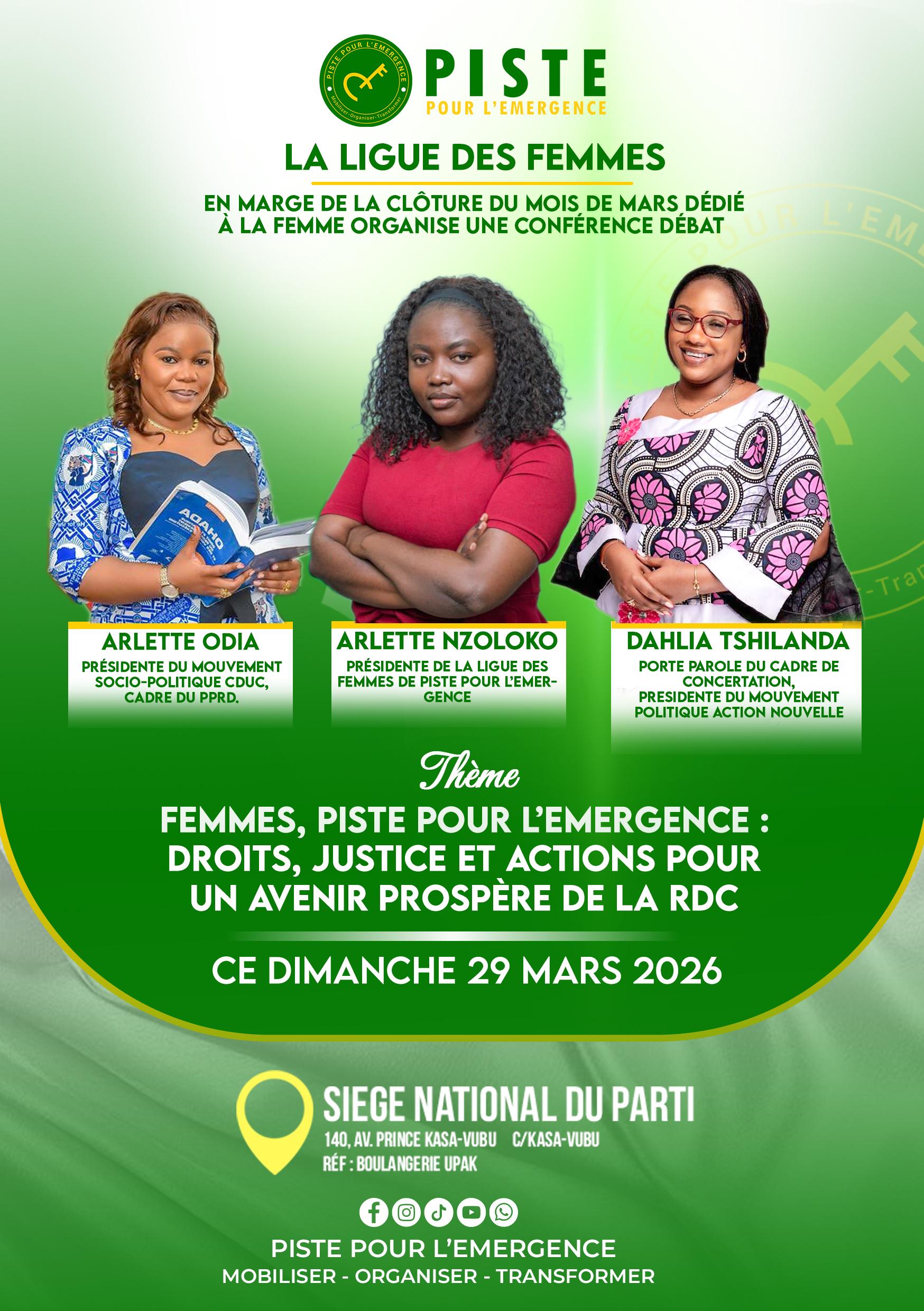 Ligue des Femmes Piste pour L’emergence. 